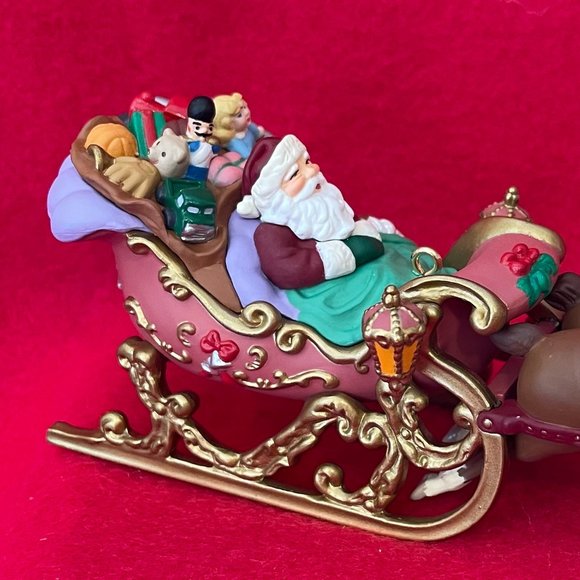 Santa's Magical Sleigh Hallmark Ornament - Picture 8 of 9